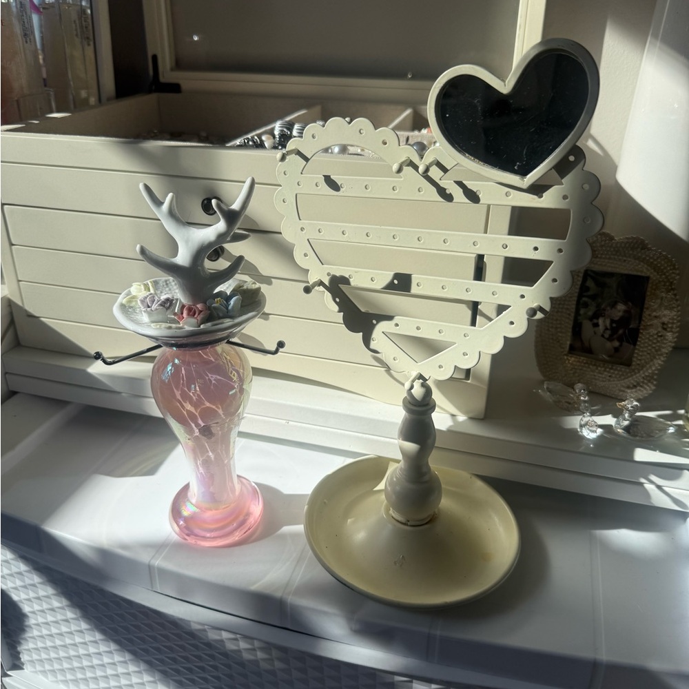 Two vintage Jewelry stands